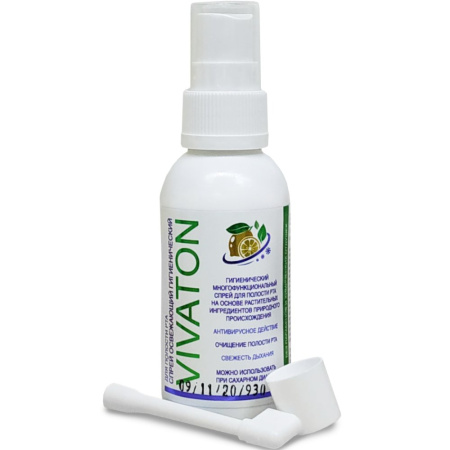 Спрей освежающий гигиенический для полости рта, Виватон, 50 мл — «МагазинВитамин»